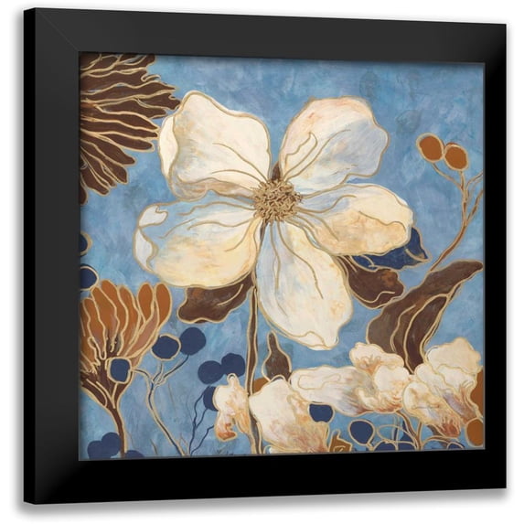 Sarah, Colleen 20x20 Black Modern Framed Museum Art Print Titled - September Garden 1