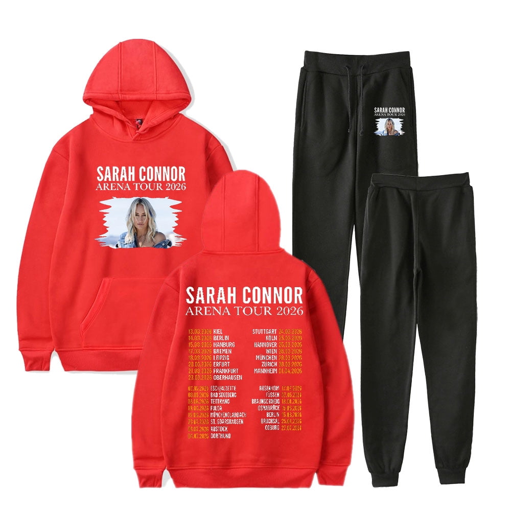 Sarah Connor Merch Arena Tour Hoodie Suit Man/Woman 2 Pieces Sets ...