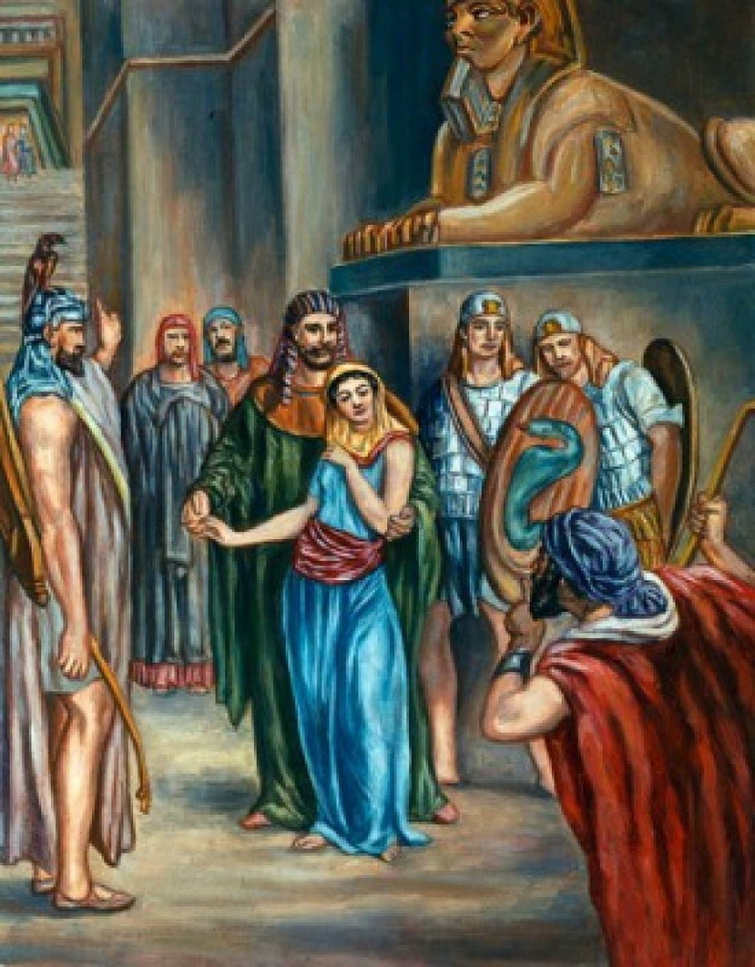 Sarah Is Taken Into Pharaohs House Castelli Domenico (-1657Italian) Oil on Canvas Canvas Art - Domenico Castelli (18 x 24)