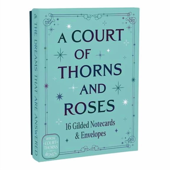 A Court of Thorns and Roses Official Gilded Notecards: 16 Notecards Envelopes--from the ACOTAR Collection