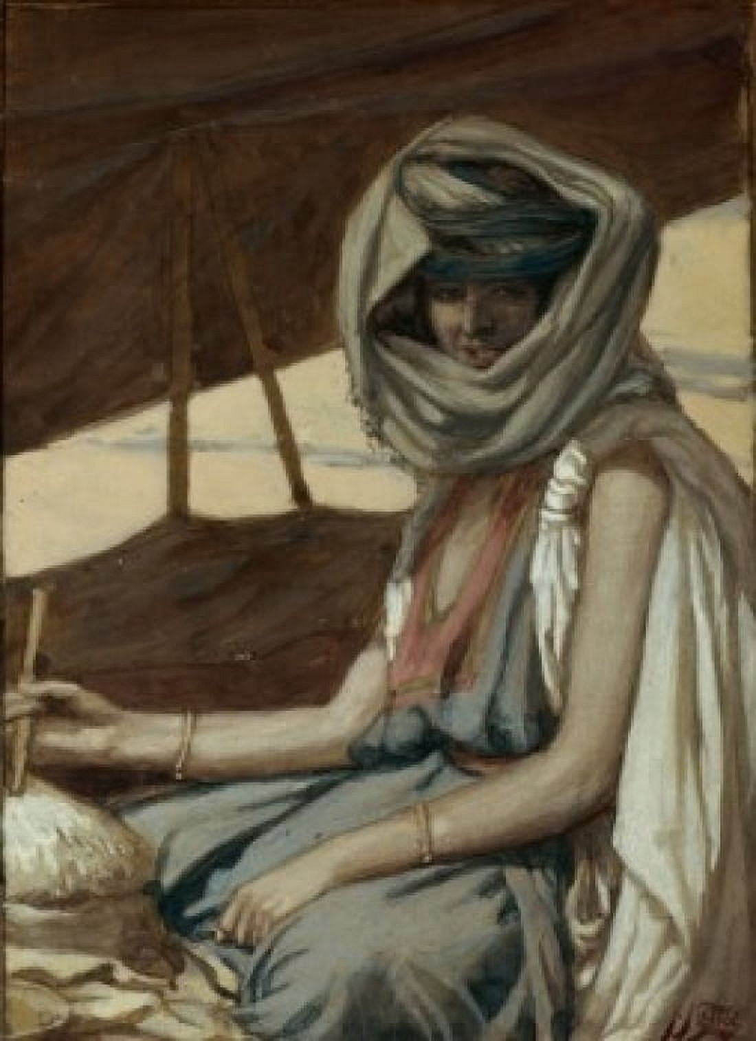 Sarah James Tissot (1836-1902 French) Jewish Museum New York Canvas Art - James Tissot (24 x 36)