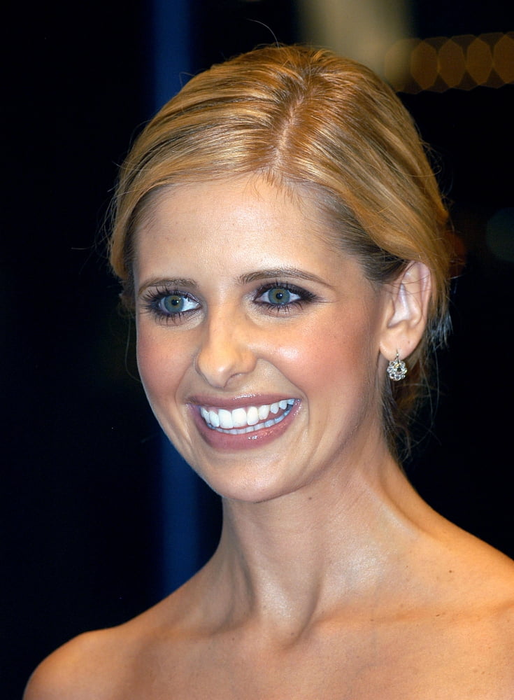 Sarah Michelle Geller At The Premiere Of The Grudge Canvas Art -  (16 x 20)