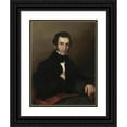 thumbnail image 1 of Sarah Miriam Peale 12x14 Black Ornate Wood Framed Double Matted Museum Art Print Titled: John Bacon&nbsp;Pearce (ca.&nbsp;1833), 1 of 5
