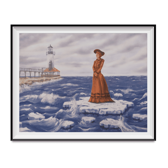 Sarah Nelson Quindle Portrait Painting Poster - 11" x 17"