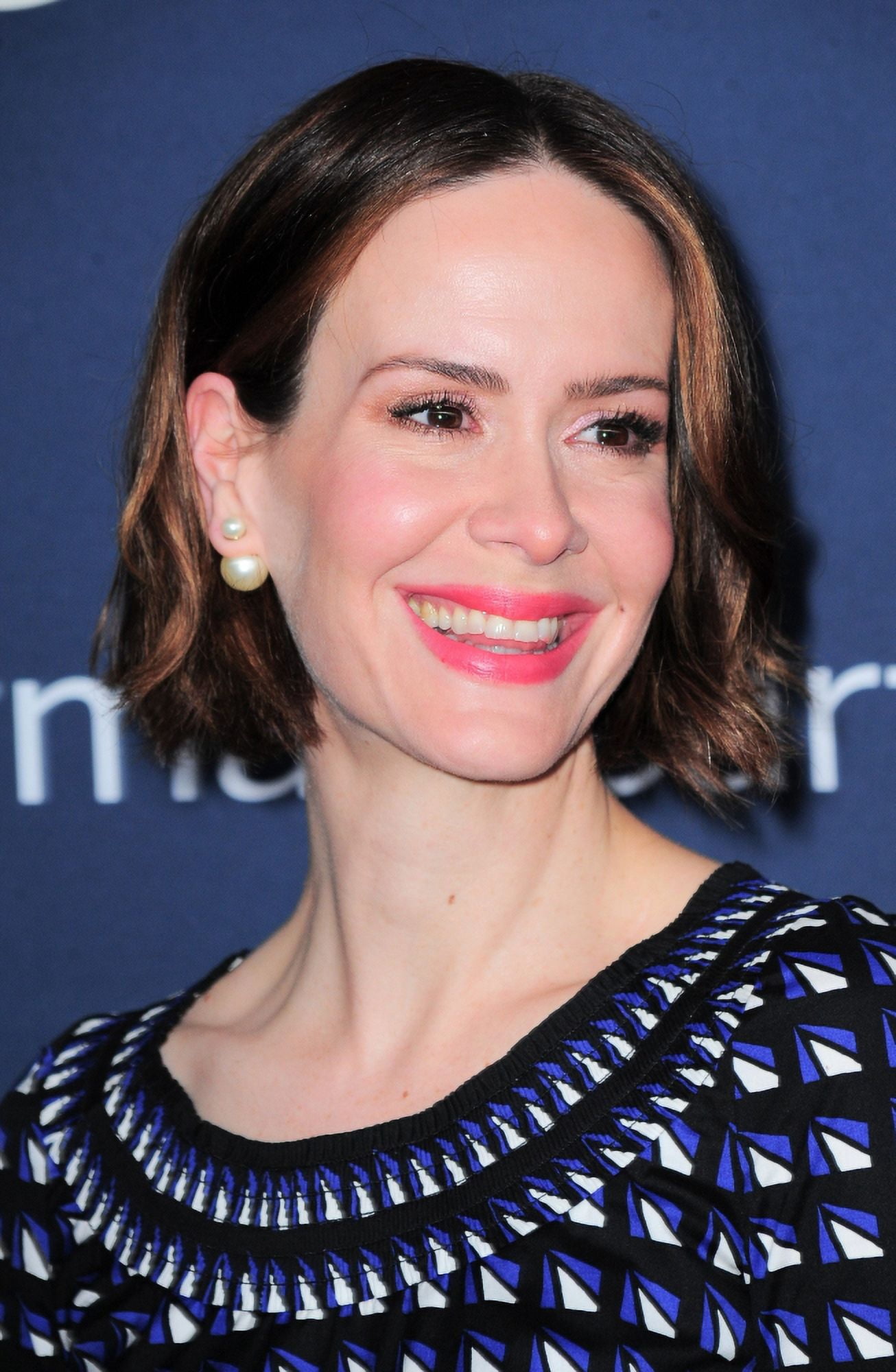Sarah Paulson At Arrivals For The Normal Heart Premiere On Hbo Canvas Art -  (16 x 20)