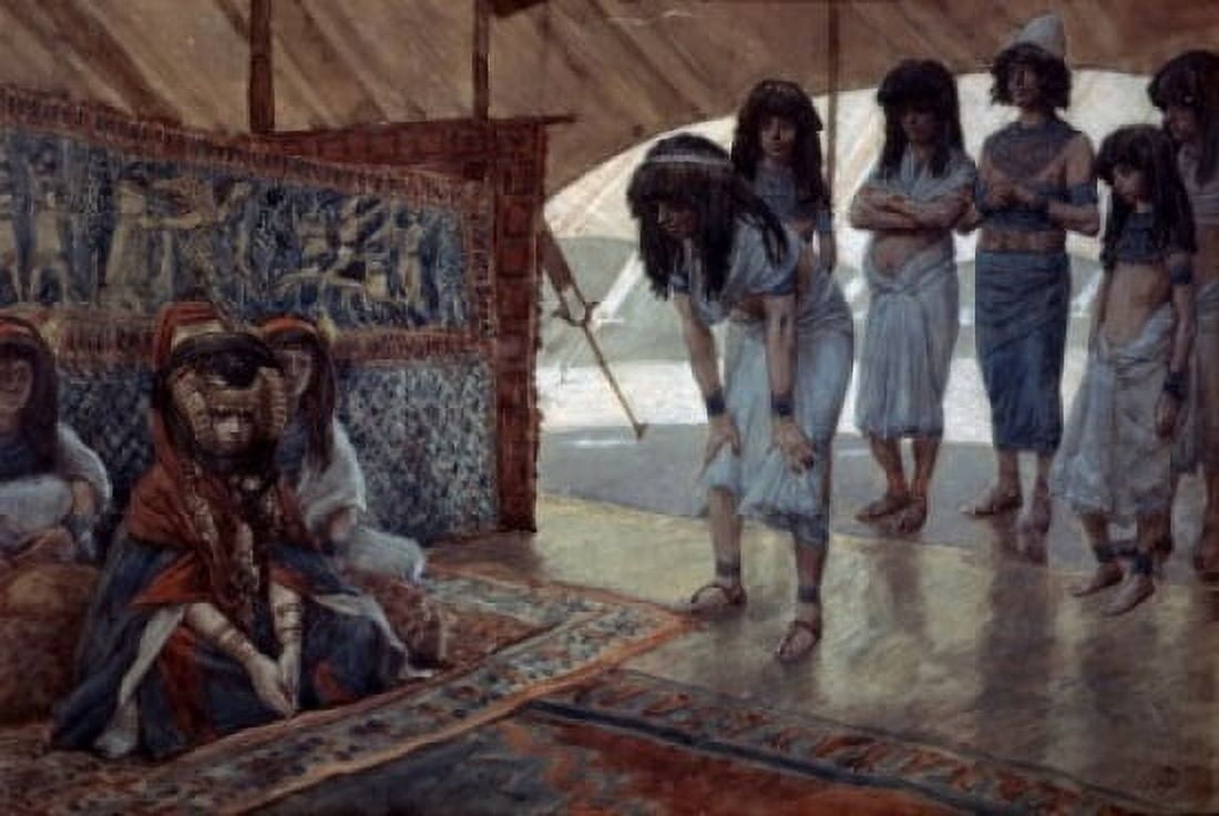 Sarah (Sarai) is Taken To Pharaohs Palace James Tissot (1836-1902 French) Jewish Museum New York City Canvas Art - James Tissot (18 x 24)