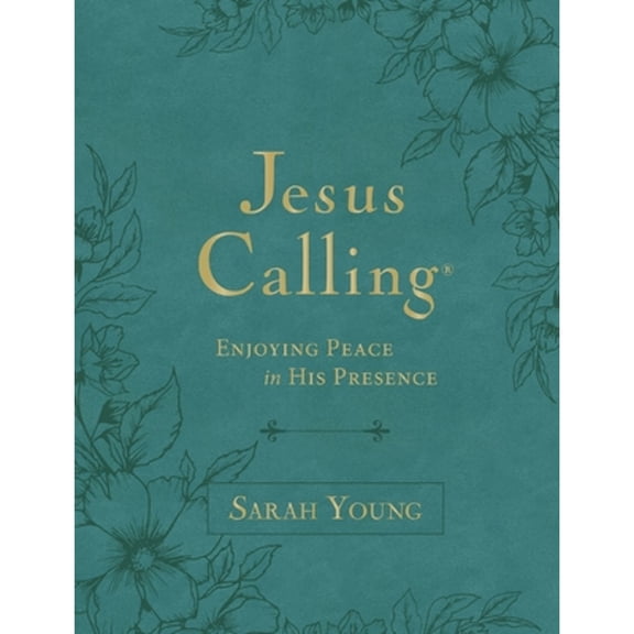 Pre-Owned Jesus Calling, Large Text Teal Leathersoft, with Full Scriptures: Enjoying Peace in His Presence (a 365-Day Devotional) - The Perfect Mother'... (Imitation Leather) 140024790X 9781400247905