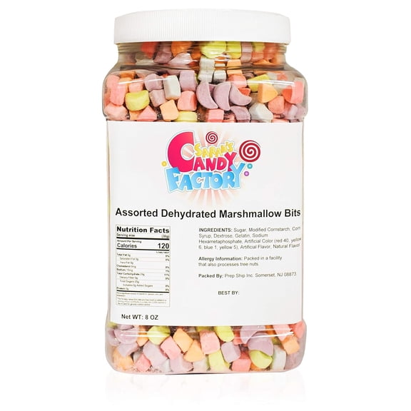Sarah's Candy Factory Assorted Dehydrated Marshmallow Bits, 8 Oz
