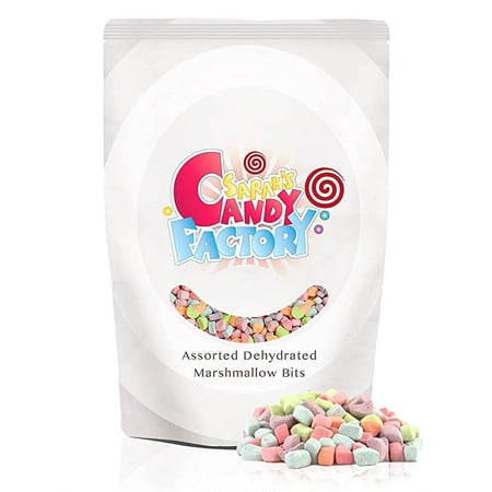 Sarah's Candy Factory Assorted Dehydrated Marshmallow Bits in Resealable Bag, 1lb