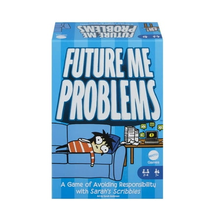 Sarah's Scribbles Future Me Problems Card Game, Funny Family Game for Game Night
