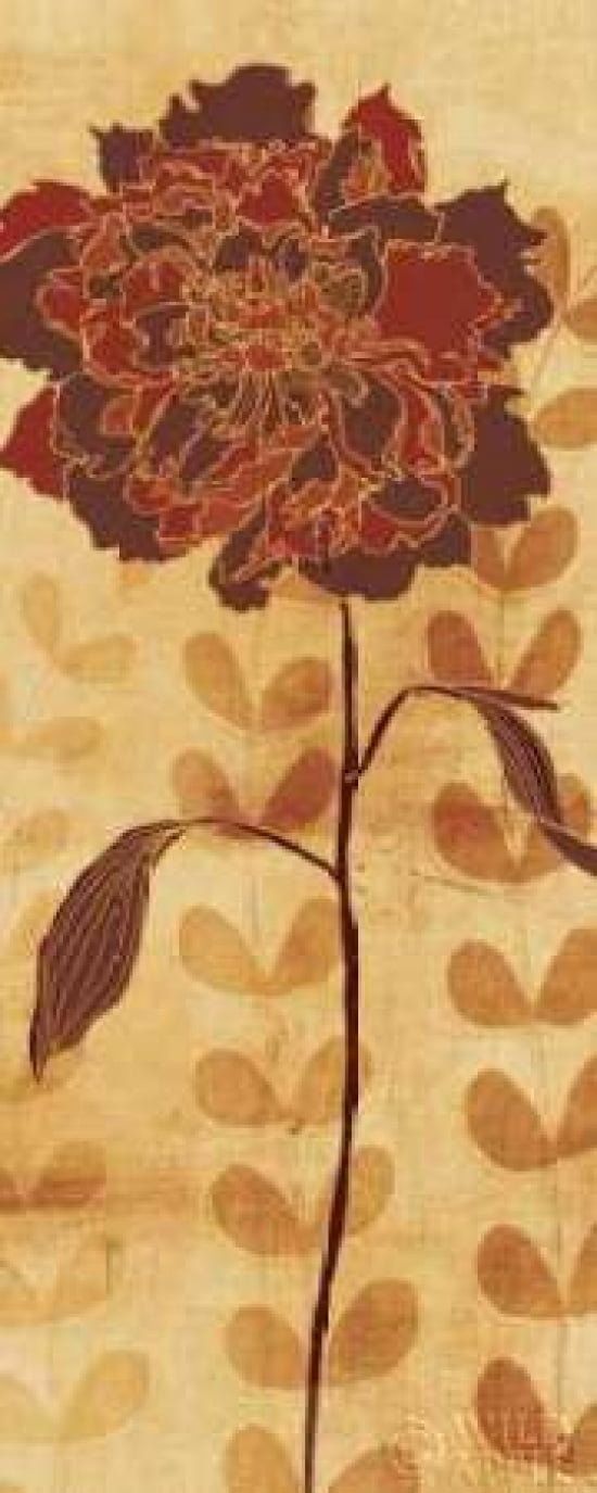 Sarahs Garden II Canvas Art - Sarah Adams (24 x 48)