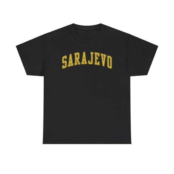 Sarajevo Bosnia Shirt Gifts Tshirt Crew Neck Short Sleeve