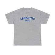 Sarajevo Bosnia Shirt Gifts Tshirt Crew Neck Short Sleeve