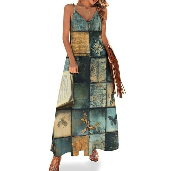 Sarakobayashi_tarvellers_notebook_patterned_background_16c504e3-7d4b-4059-abc4-dff288b14094_3 Womens Summer Dresses Casual Sleeveless Tshirt Sundresses Vacation Beach Cover Up Dress