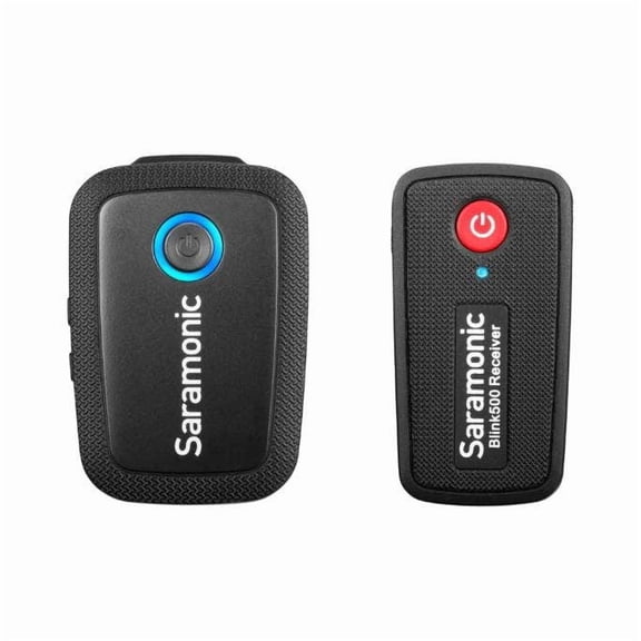 Saramonic Blink 500 B1 Wireless Clip-On Mic System with Lavalier & Dual Receiver for Cameras & Mobile Devices