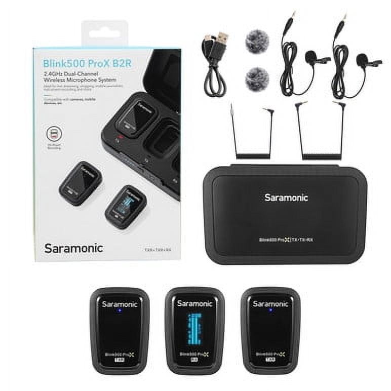 Saramonic Blink 500 ProX B2R 2-Person Wireless Clip-On Microphone System with On-Board Recording & Lavaliers