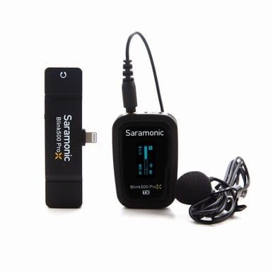 Saramonic Blink 500 ProX B3 Wireless Clip-On Mic System with Lavalier & Lightning Receiver for iPhone & iPad