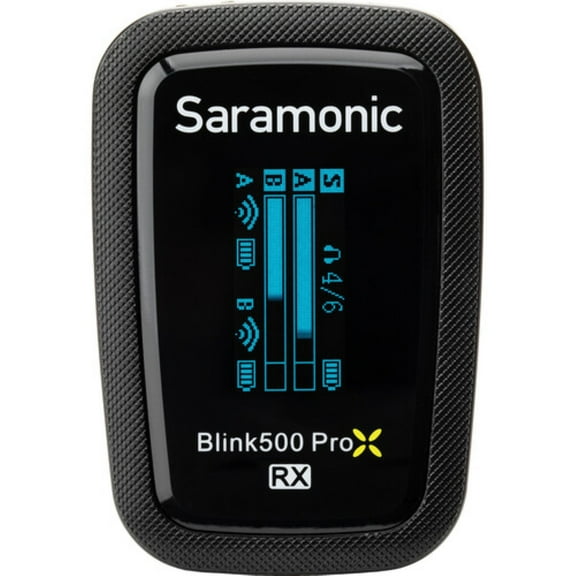 Saramonic Blink 500 ProX RX Dual Receiver for Blink 500 ProX TX Transmitters with TRS & TRRS Output Cables