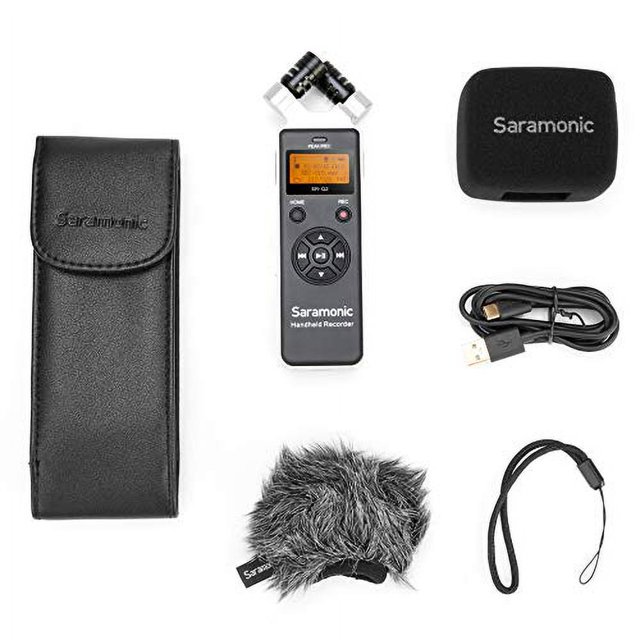 Saramonic Handheld Recorder w/Stereo X/Y Cond. Mics, 8GB Card, Furry