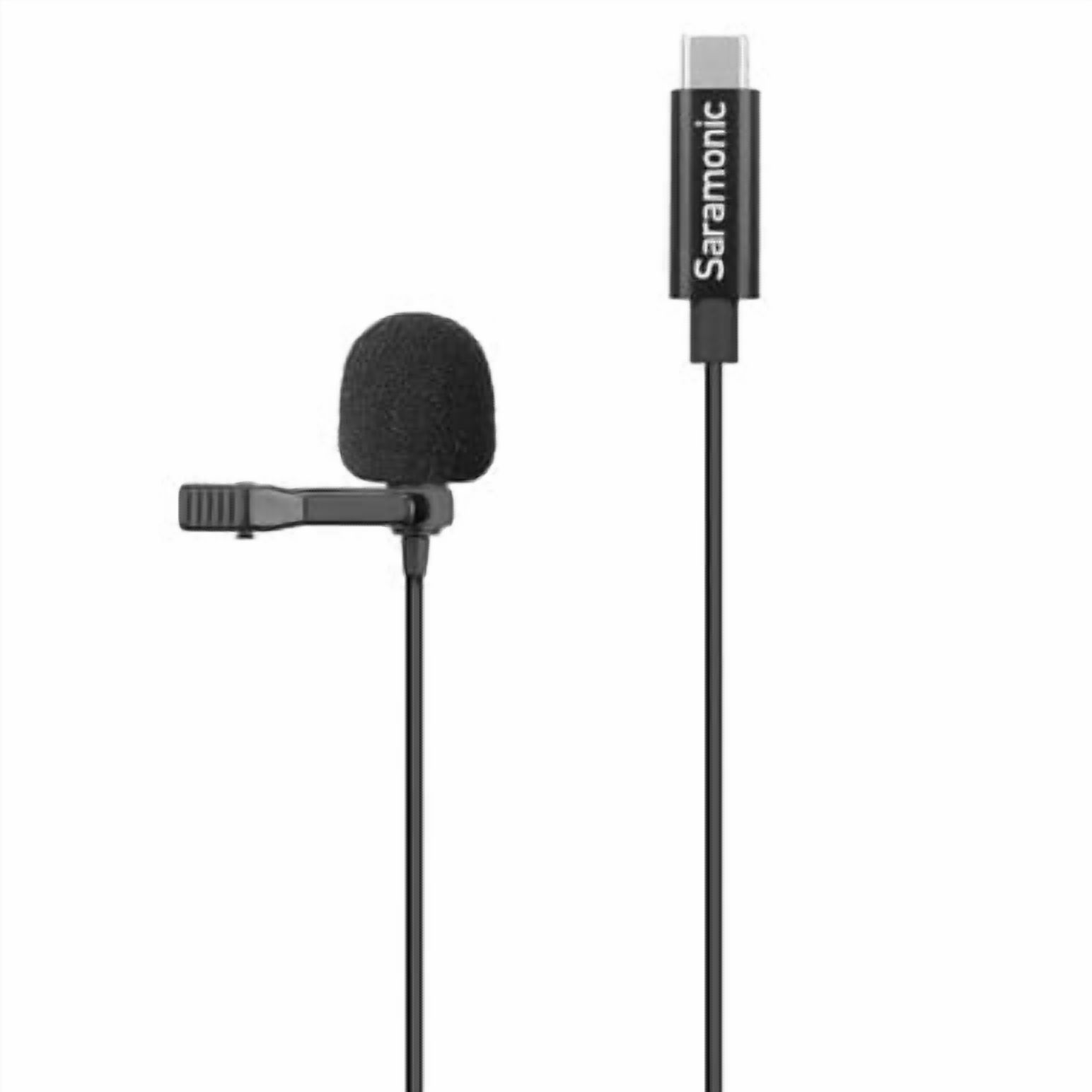 Saramonic LavMicro U3-OA Lavalier Microphone designed for DJI Osmo Action w/ 6.6' (2m) Cable & USB-C Connector