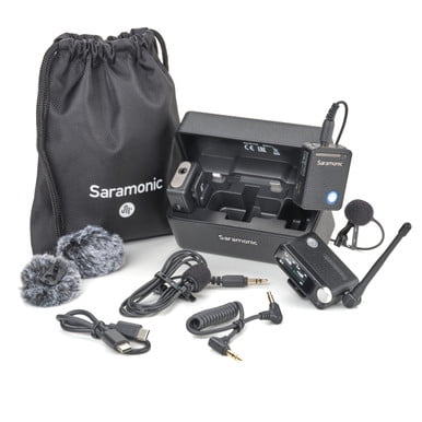 Saramonic - Ultra 2-Person Universal Wireless Mic w/32-Bit Float Recording - Black