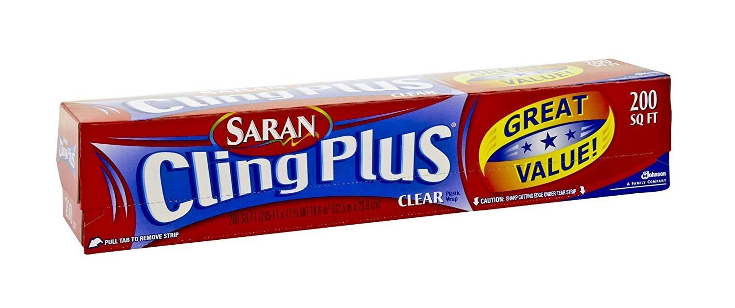 Saran Cling Plus Plastic Food Wrap