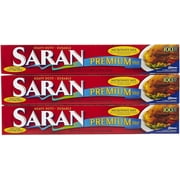Saran Premium Plastic Wrap - 100 ft - 3 pk