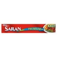 thumbnail image 1 of Saran Premium Heavy Duty Microwave Safe Plastic Film Wrap, 100 sq ft Roll, 1 of 7