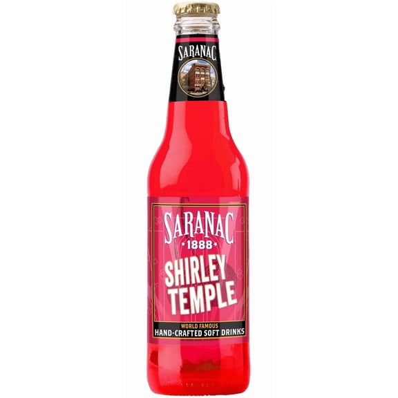 Saranac - Shirley Temple - World Famous Hand-crafted Soft Drinks - 12 oz (6 Glass Bottles)