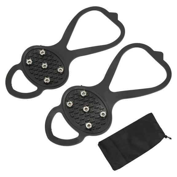 Sarapandan 1 Pair/set Outdoor 5 Teeth Ice Claw Slip Resistance 5 Teeth Climbing Shoe Spikes