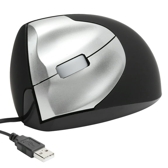 Sarapandan 1000DPI Optical, Portable, USB, Dual Mode Control for Enhanced Grip & Comfort Left-Handed Vertical Gaming Mouse