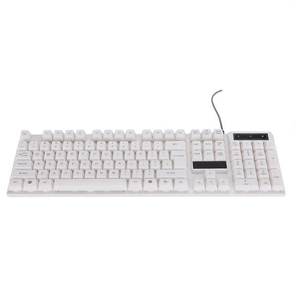 Sarapandan 104 Keys, Waterproof Design for Enhanced Durability Rainbow Illuminated USB Keyboard