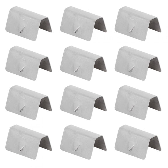 Sarapandan 12PCS Stainless Steel Retaining Clips for G3 Channels Universal Car Wind Rain Deflector Installation Kit