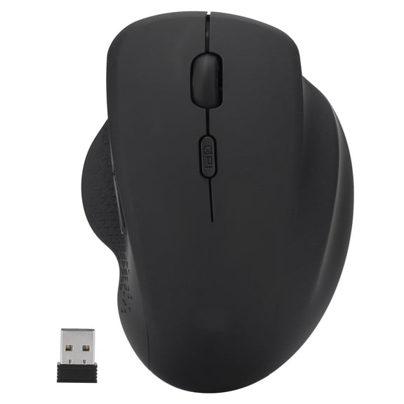 Sarapandan 1600DPI Silent Optical Mice for Laptops/Desktops/PCs, Black 2.4GHz 6D Wireless Gaming Mouse