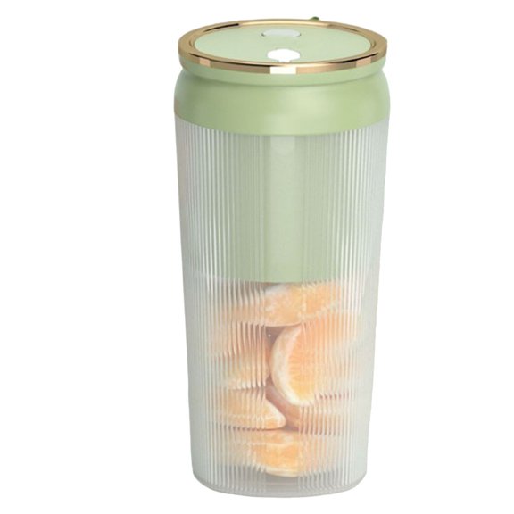 Sarapandan 300ml Portable Fruit Squeezer for On-the-Go Healthy Drinks, Light Green USB-Charged Mini Juicer Cup Sarapandan