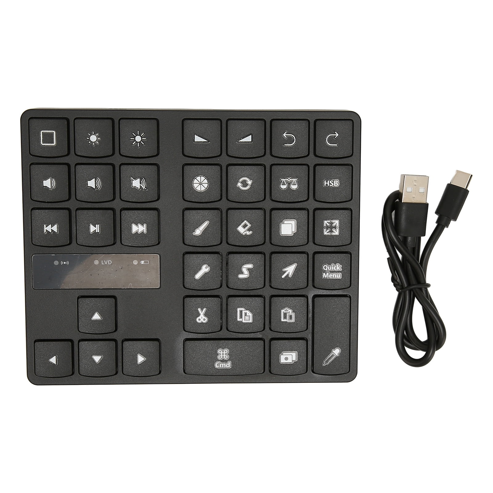 Soft Keypad Sarapandan 35-Key Stable Bluetooth Drawpad, Soft Rubber, Ideal for Home ...