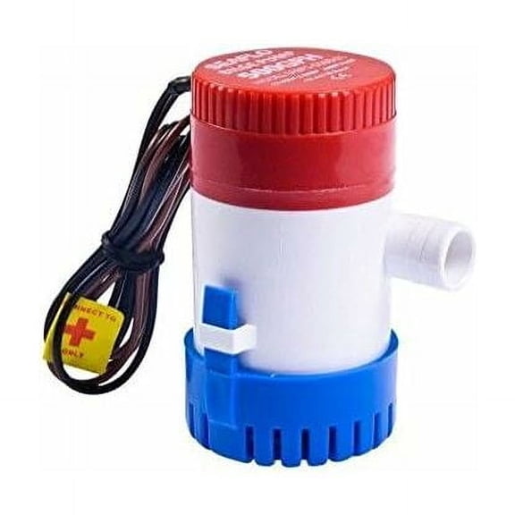 Sarapandan 350/500/750/1100 GPH Fully Submersible Boat Bilge Pump, 12V Bilge Water Pump for Fishing Boats, Yachts, RVs or Marine Boats