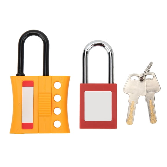 Sarapandan 4-Hole Insulated Nylon ABS Safety Lockout Hasp for Industrial Chemical Applications - LOTO Kit