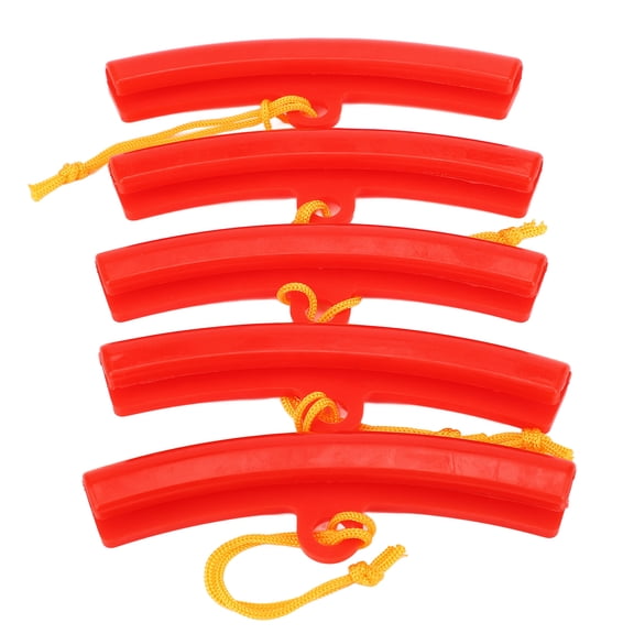 Sarapandan 5-Piece Set for Safe Tire Changing, Shield Wheel Edges Red Rubber Rim Protectors