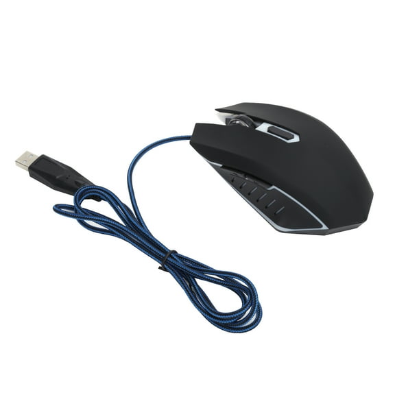 Sarapandan 6-Button Ergonomic Design for PC Gamers, USB Connectivity, Enhanced Performance RGB LED Wired Gaming Mouse