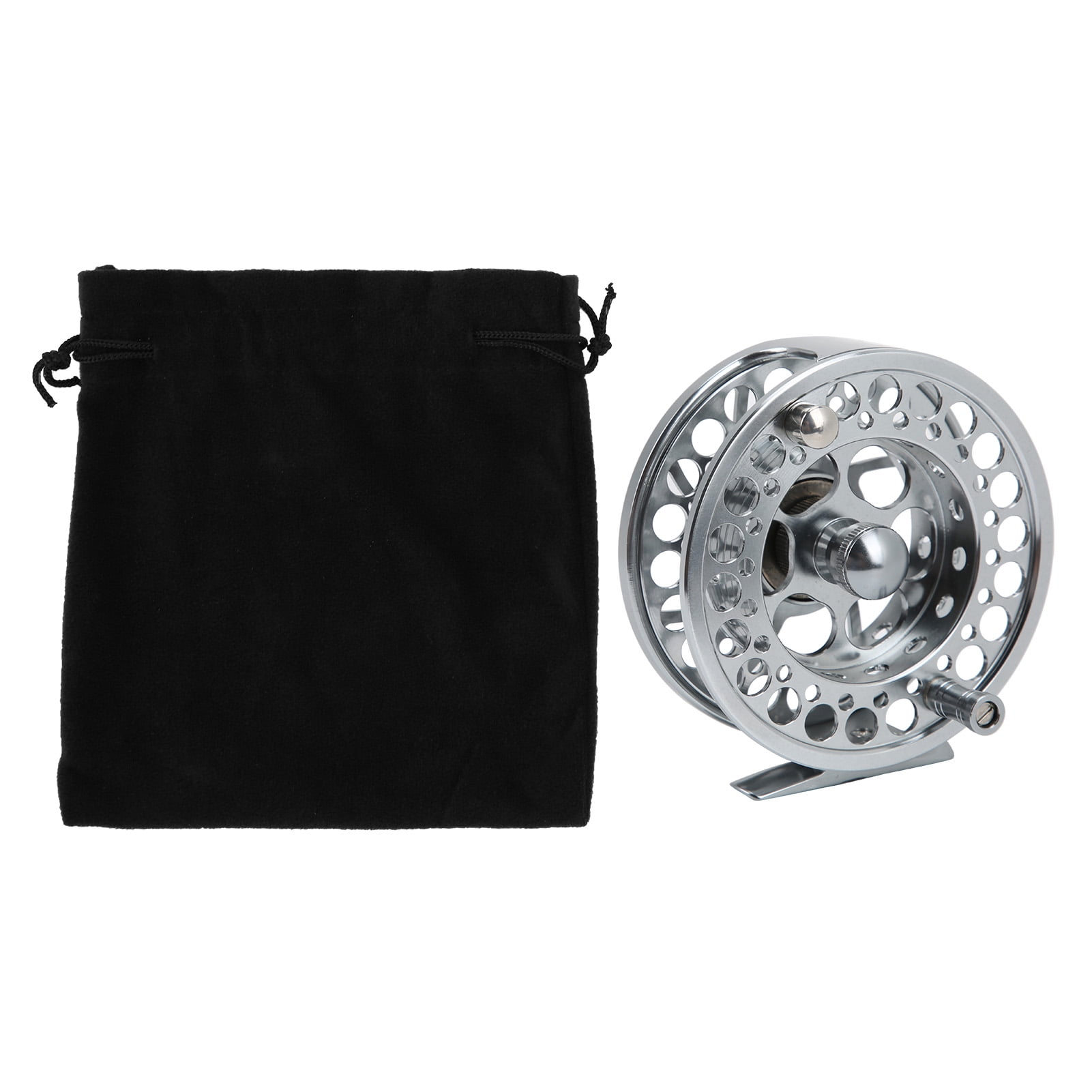 Sarapandan 9/10 Fishing Fly Reel 3 Ball Bearing 1:1 Gear Ratio CNC Aluminum Alloy Fishing Reel