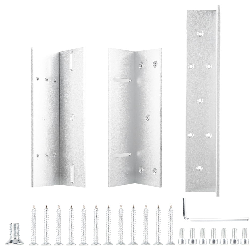 Sarapandan Aluminum Alloy Magnetic Lock Mounting Bracket Stand for Electric Door Z L Style Sarapandan