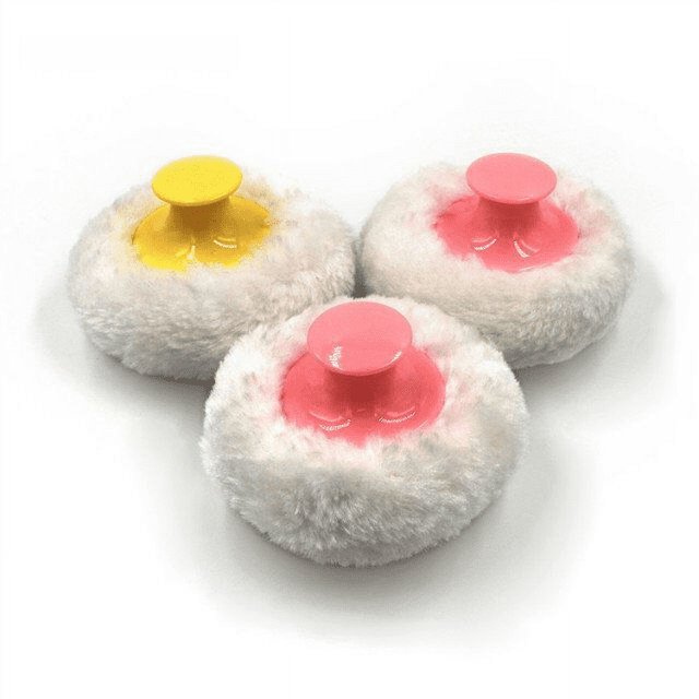 Sarapandan Barber cleaning broken hair powder puff baby powder puff