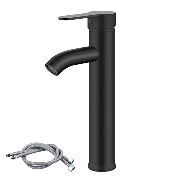 Sarapandan Bathroom Faucet Single Handle Vessel Sink Faucet One Hole Bowl Basin Mixer with Water Supply Lines Sarapandan