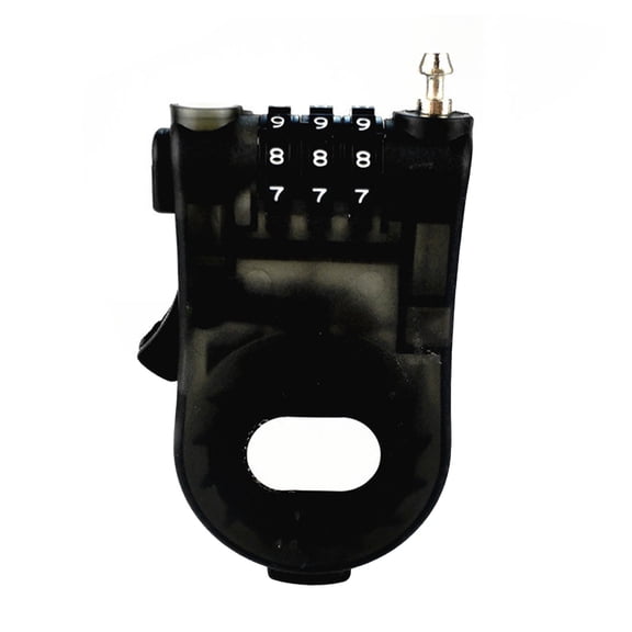 Sarapandan Combination Padlock with Wire Rope for Suitcases, Black Zinc Alloy Luggage Lock Sarapandan