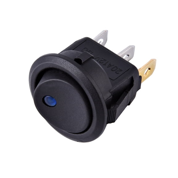 Sarapandan Control Dashboard or Lighting with Ease 12V Round On/Off SPST Switch for Cars, Vans, & Boats Sarapandan