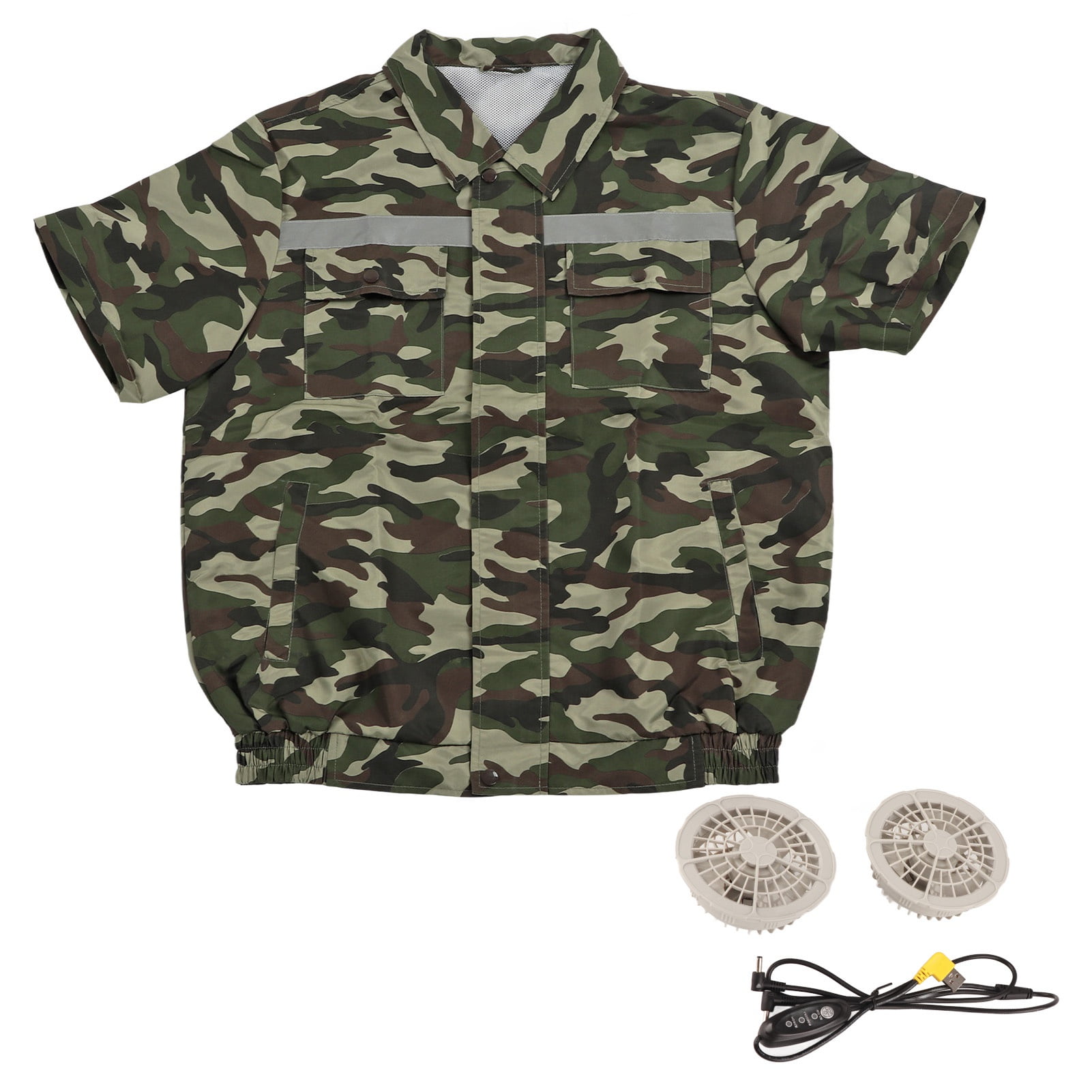 Sarapandan Cooling Fan Jacket with 2 Fan 3 Levels Adjustable Fast