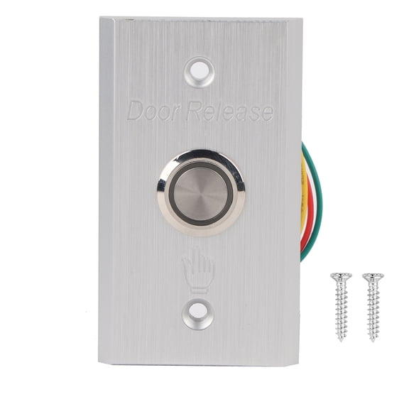 Sarapandan Door Access Control Push-to-Release Switch for Secure Egress LED Indicator Exit Button Sarapandan