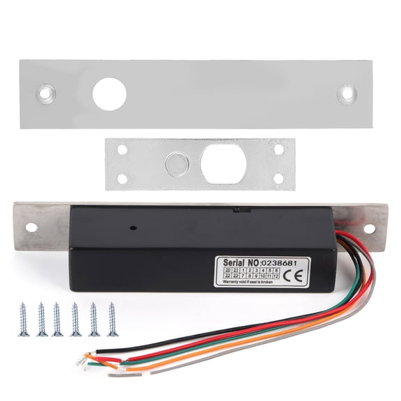 Sarapandan Electric Drop Bolt for Secure Access Control, Plug-In Design DC12V Magnetic Door Lock