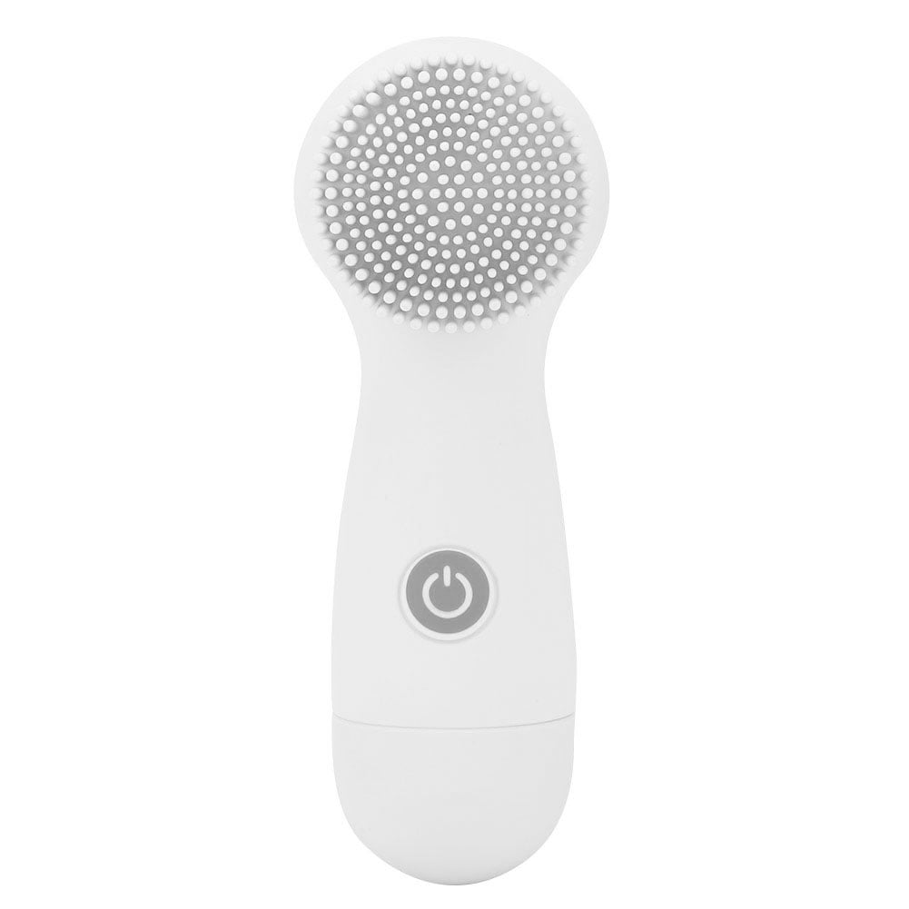 Sarapandan Electric Silicone Face Cleansing Instrument Waterproof Pore Cleaner Massager Brush (White)